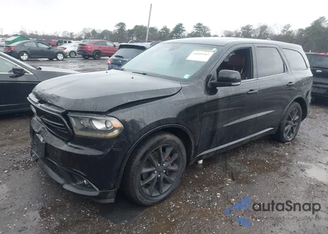 2017 Dodge Durango R/T Awd z USA, uszkodzony, nr VIN 1C4SDJCTXHC623239